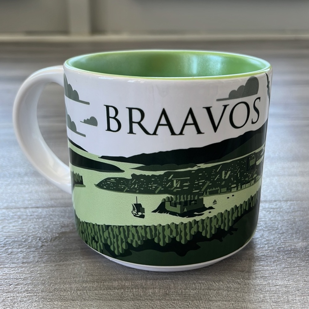 NWOT HBO Game of Thrones Mug Green 16oz